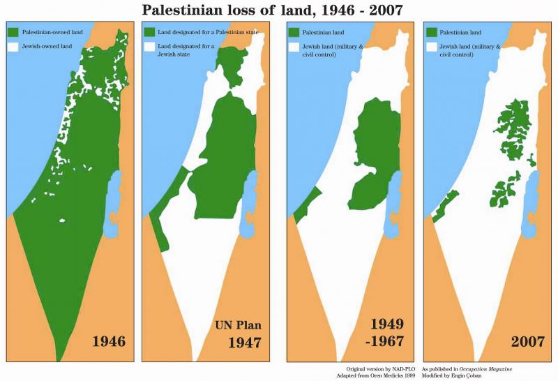 Historical Maps of Israel and Palestine